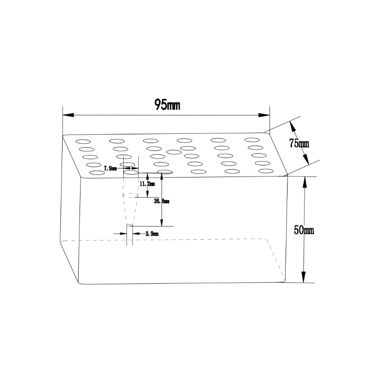 Hfh Dry Bath/Dry Bath Incubator/Metal Dry Bath Heat Block Accessory