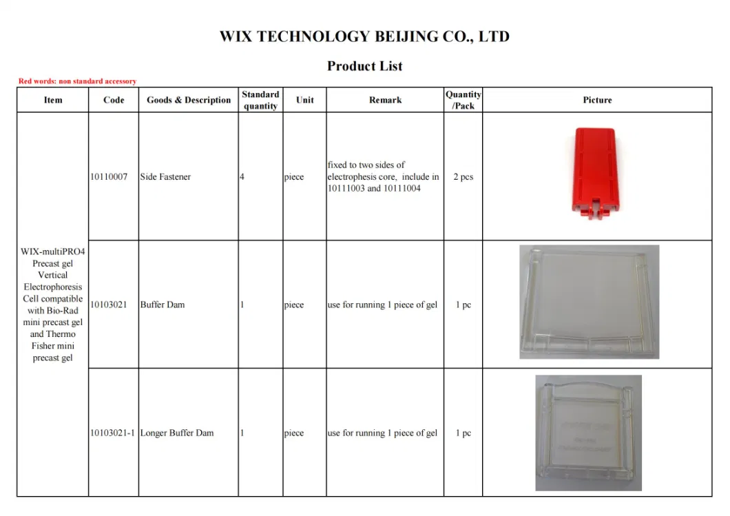 4-Gel Precast Gel Mini Vertical Electrophoresis Tank Lab Equipment